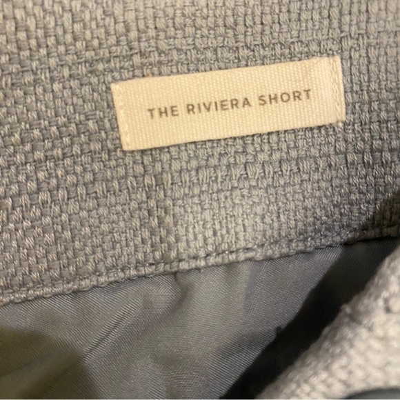 LOFT 12 Riviera Shorts Women’s Buttons Textured Cotton Side Zip Lavender Gray - Picture 9 of 12